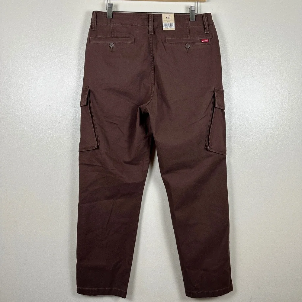 Levi's Men's 30x30 XX Cargo Taper Pants Brown‎ Stretch Utility 90s Y2K NEW